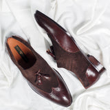 Greer Anderad Men's Leather Loafer Shoes Brown GA-04-03 - Greer & Anderad
