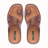 Greer Anderad Men's Leather Slippers Shoes  Tan GA-60-01 - Greer & Anderad
