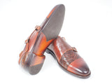 Greer Anderad Men's Leather Double Monk Strap GYW Shoes Tan GA-03-29A - Greer & Anderad