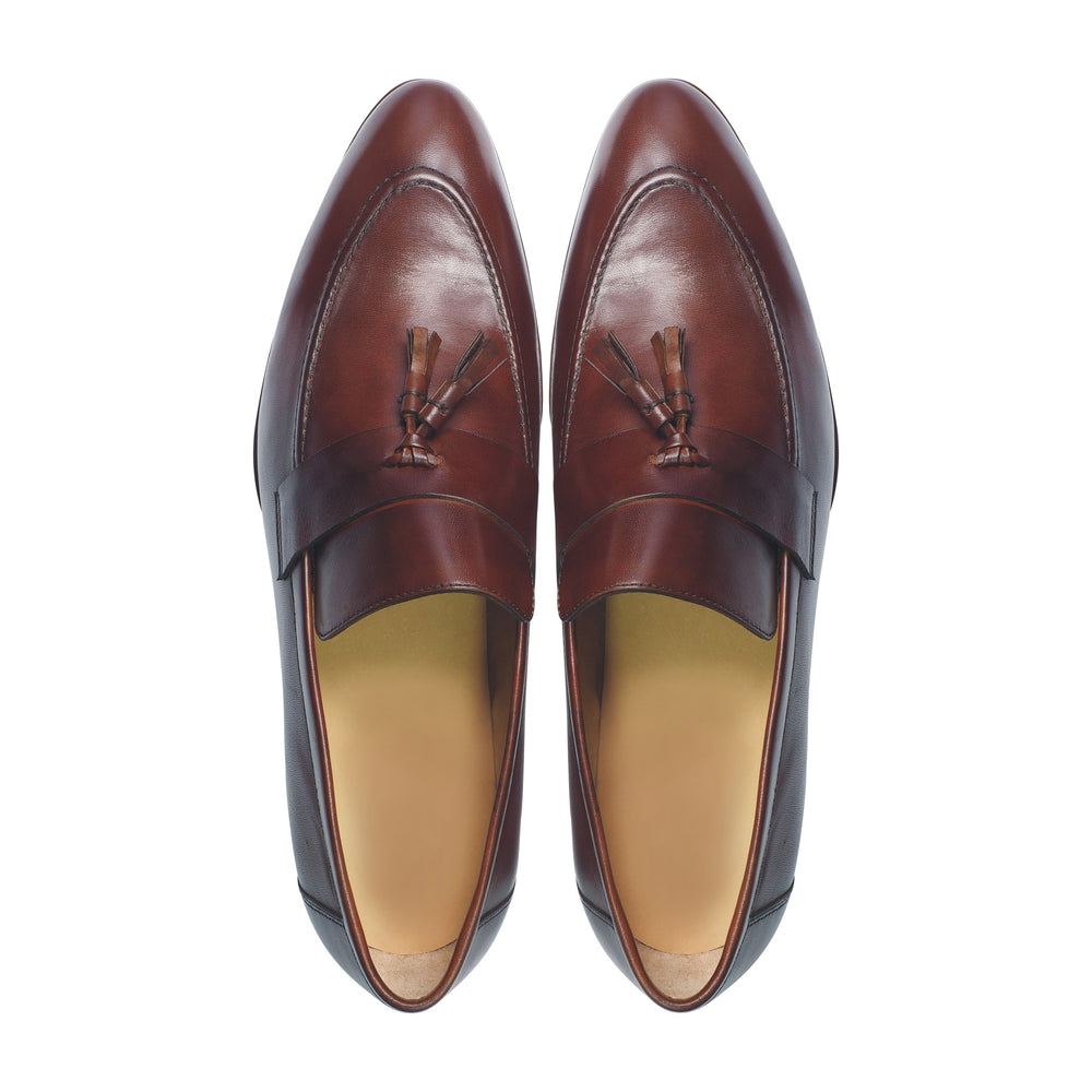 Greer Anderad Men's Leather Loafer Shoes Brown GA-04-04 - Greer & Anderad