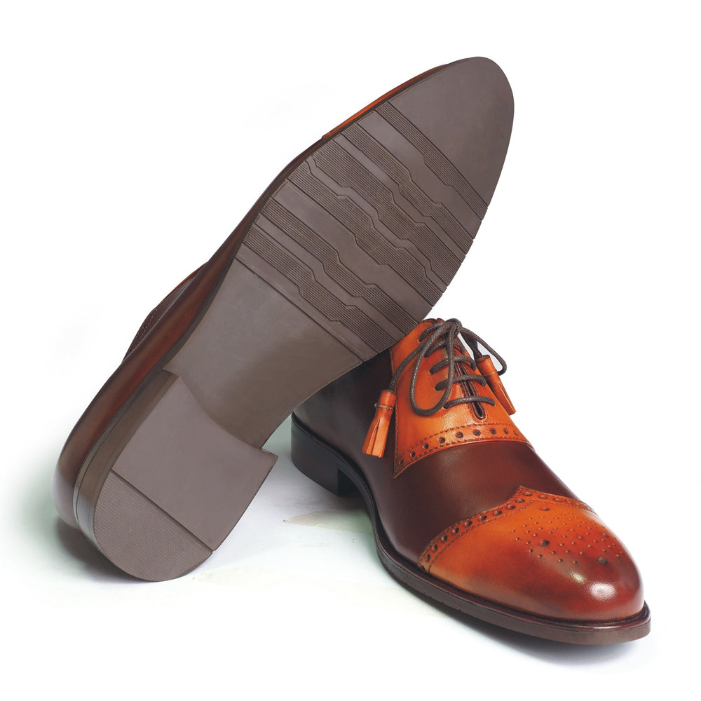 Greer Anderad Men's Leather Lace-up Oxford Shoes Tan Brown GA-03-11 - Greer & Anderad