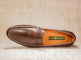 Greer Anderad Men's Leather Moccasin / Loafer Shoes Brown GA-05-02 - Greer & Anderad