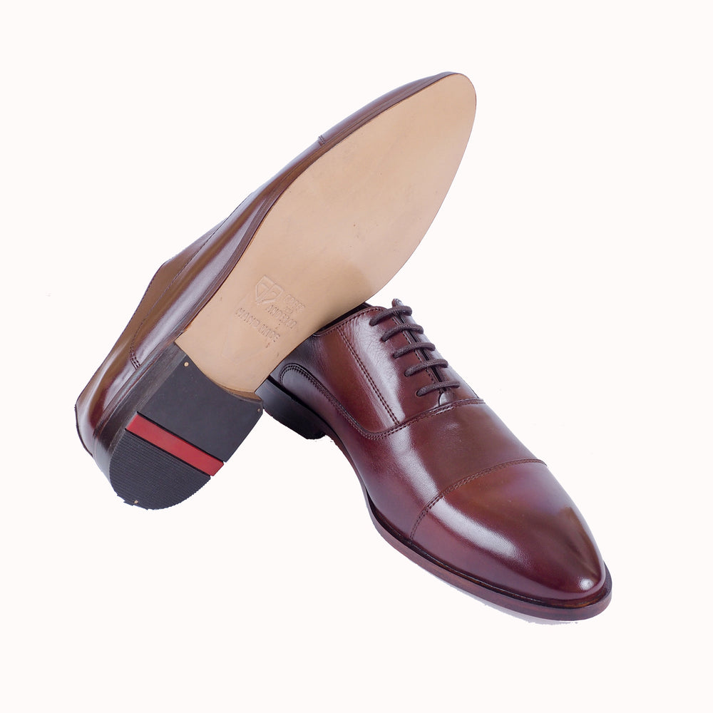 Greer Anderad Men's Leather Lace-up Oxford Shoes Brown GA-04-19 - Greer & Anderad