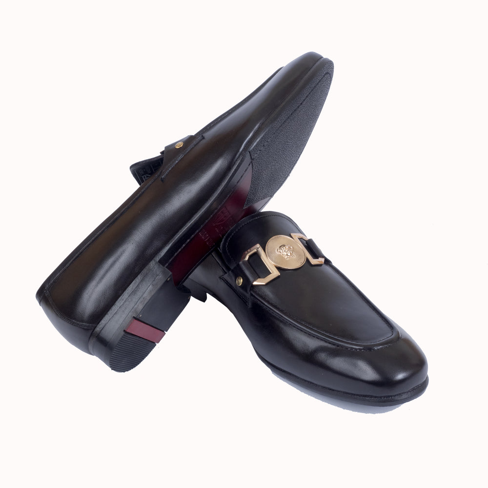 Greer Anderad Men's Leather Loafer Shoes Black GA-10-09 - Greer & Anderad