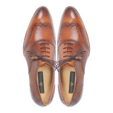 Greer Anderad Men's Leather Lace-up Oxford Shoes Tan GA-04-02 - Greer & Anderad