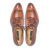 Greer Anderad Men's Leather Lace-up Oxford Shoes Tan GA-04-02 - Greer & Anderad