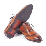 Greer Anderad Men's Leather Lace-up Oxford Shoes Tan GA-04-02 - Greer & Anderad