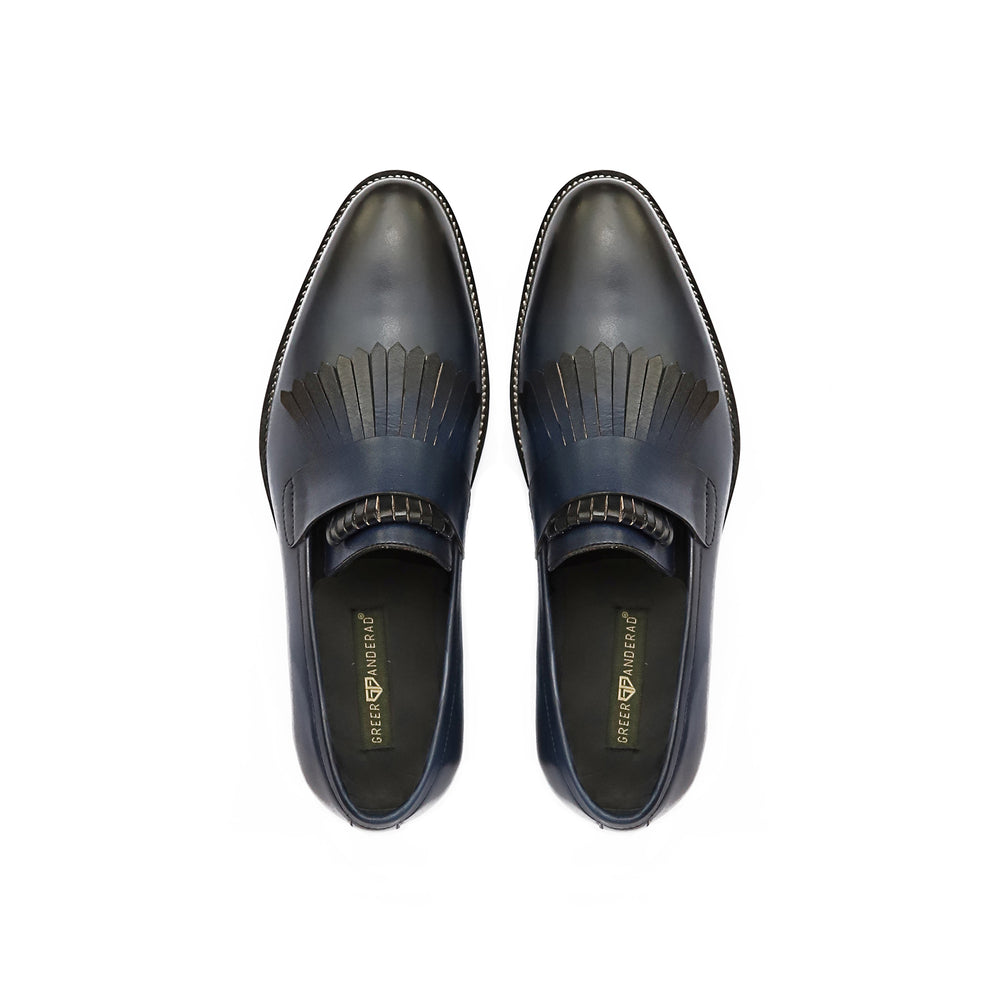 GA-02B03 LOAFER COW CALF LEATHER (GYW) SLIPON SHOES FOR MEN (38-50)