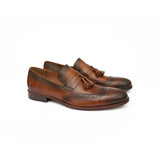 GA-3303 Loafer Calf Leather Tan Brown Slip-on Shoes For Men-(38-50)