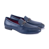 Greer Anderad Men's Leather Loafer Shoes Blue GA-10-09 - Greer & Anderad