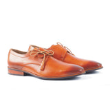 Greer Anderad Men's Leather Lace-up Derby Shoes Tan GA-02-09 - Greer & Anderad