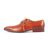 Greer Anderad Men's Leather Lace-up Derby Shoes Tan GA-02-09 - Greer & Anderad