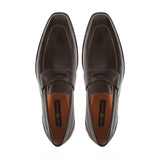 GA-17A02 LOAFER MILLED / TUMBLED CALF LEATHER BROWN (GYW) SLIPON SHOES FOR MEN (38-50)