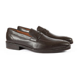 GA-17A02 LOAFER MILLED / TUMBLED CALF LEATHER BROWN (GYW) SLIPON SHOES FOR MEN (38-50)