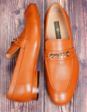 Greer Anderad Men's Leather Loafer Shoes Tan GA-10-14 - Greer & Anderad