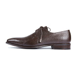 Greer Anderad Men's Leather Lace-up Derby Shoes Dark Brown GA-02-18 - Greer & Anderad