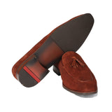 Greer Anderad Men's Leather Loafer Suede Shoes Rust GA-02-16A - Greer & Anderad