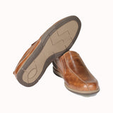 Greer Anderad Men's Leather Casual / Comfort Slip-on Shoes Tan GA-06-06 - Greer & Anderad