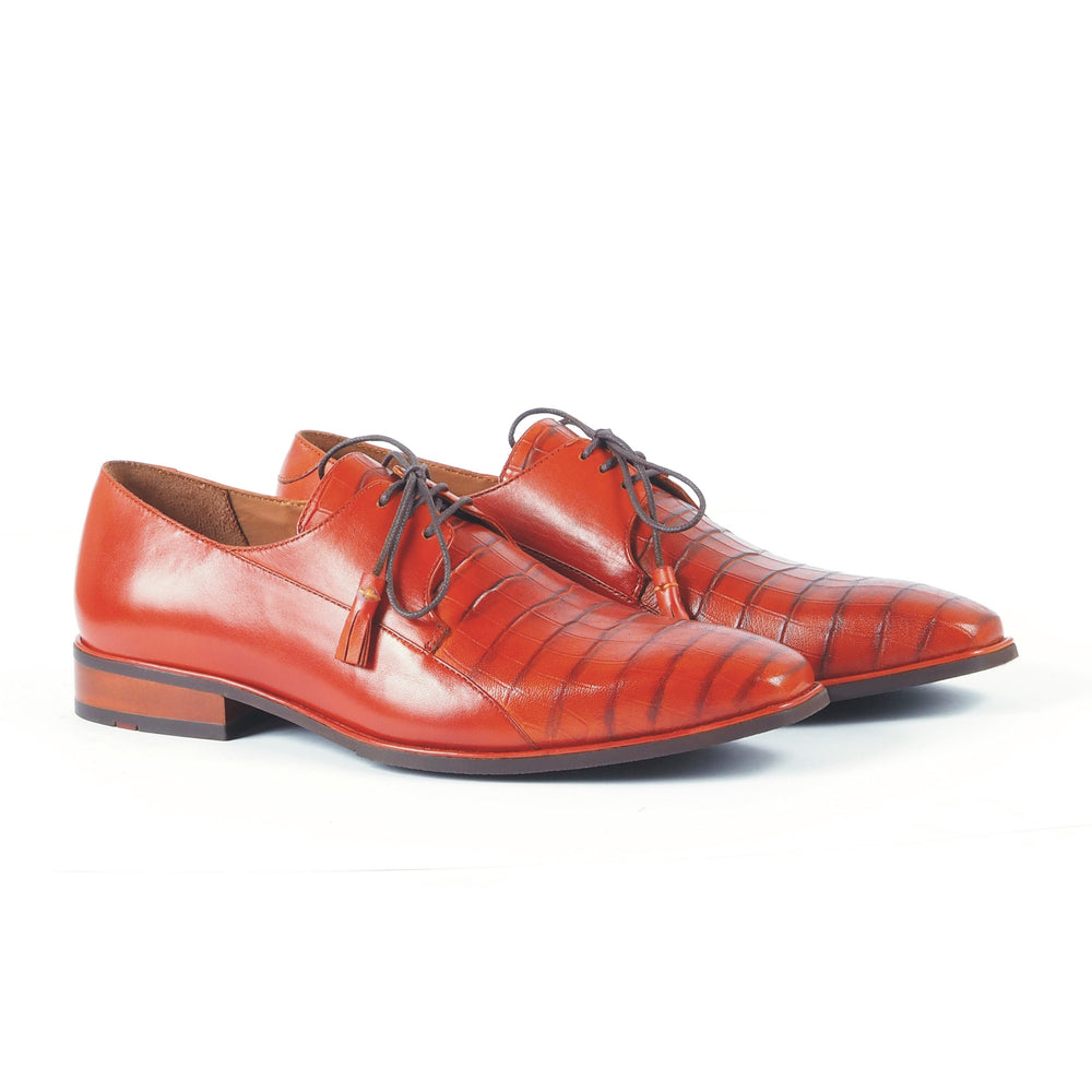 Greer Anderad Men's Leather Lace-up Derby Shoes Tan GA-02-18 - Greer & Anderad