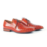 Greer Anderad Men's Leather Lace-up Derby Shoes Tan GA-02-18 - Greer & Anderad