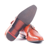 Greer Anderad Men's Leather Lace-up Derby Shoes Tan GA-02-18 - Greer & Anderad