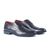 Greer Anderad Men's Leather Lace-up Oxford Shoes Black GA-03-19 - Greer & Anderad