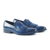 Greer Anderad Men's Leather Loafer Shoes Blue GA-03-02 - Greer & Anderad