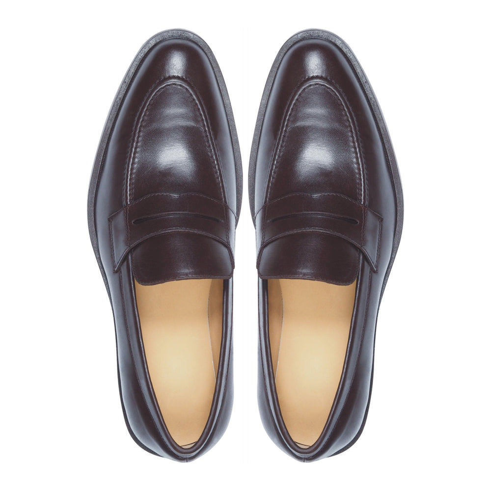 Greer Anderad Men's Leather Loafer Shoes Brown GA-03-14A - Greer & Anderad