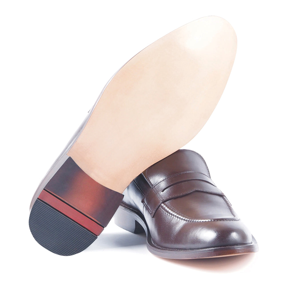 Greer Anderad Men's Leather Loafer Shoes Brown GA-03-14A - Greer & Anderad