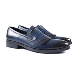 GA-02Z03 Loafer Calf Leather Blue Slip-on Shoes For Men-(38-50)