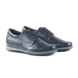 Greer Anderad Men's Leather Casual / Comfort Lace-up Derby Shoes Black GA-06-03 - Greer & Anderad