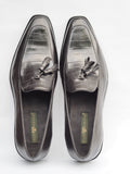GA-16B02 LOAFER CALF LEATHER BLACK SLIPON SHOES FOR MEN (38-50)