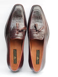 GA-16B02 LOAFER CALF LEATHER BROWN SLIPON SHOES FOR MEN (38-50)