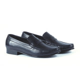 Greer Anderad Men's Leather Moccasin / Loafer Shoes Black GA-05-02 - Greer & Anderad