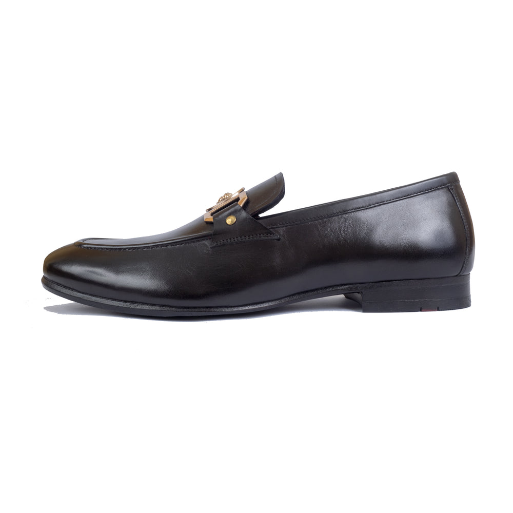 Greer Anderad Men's Leather Loafer Shoes Black GA-10-09 - Greer & Anderad