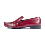 Greer Anderad Men's Leather Moccasin / Loafer Shoes Burgundy GA-05-02 - Greer & Anderad