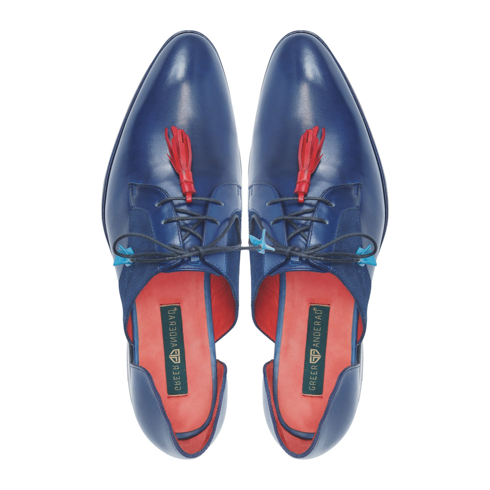 Greer Anderad Men's Leather Loafer Shoes Blue GA-04-09 - Greer & Anderad