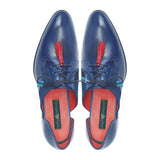 Greer Anderad Men's Leather Loafer Shoes Blue GA-04-09 - Greer & Anderad